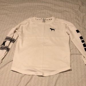 PINK, crew neck swear shirt. Size S